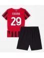 AC Milan Youssouf Fofana #29 Heimtrikotsatz für Kinder 2024-25 Kurzarm (+ Kurze Hosen)